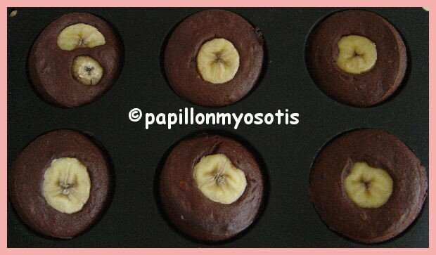 MUFFINS CHOCOLAT-BANANE