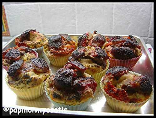 MUFFINS FIGUES FOIE GRAS & TOMATES SECHEES
