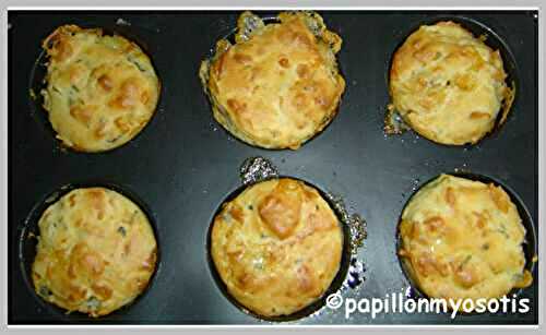 MUFFINS FROMAGERS : AU COMTE & ROQUEFORT