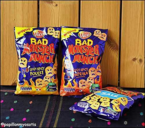 NOUVEAUTÉ SNACKING : LES MONSTER MUNCH SE TRANSFORMENT EN BAD MONSTER [#APERO #SNACKING #VICO #MADEINFRANCE]