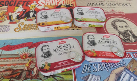 NOUVELLE MARQUE DE SARDINES : ARSÈNE SAUPIQUET PAR SAUPIQUET [#SARDINES #BRETAGNE #SAUPIQUET #MARKETING #ARSENESAUPIQUET]