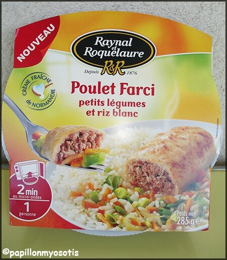 PLAT CUISINE RAYNAL & ROQUELAURE : POULET FARCI PETITS LÉGUMES & RIZ BLANC [#TESTPRODUITS]