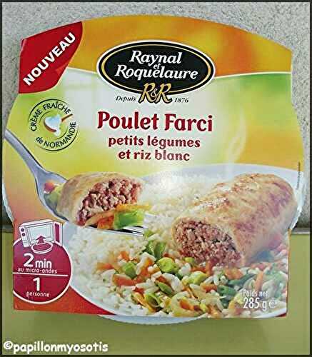 PLAT CUISINE RAYNAL & ROQUELAURE : POULET FARCI PETITS LÉGUMES & RIZ BLANC [#TESTPRODUITS]