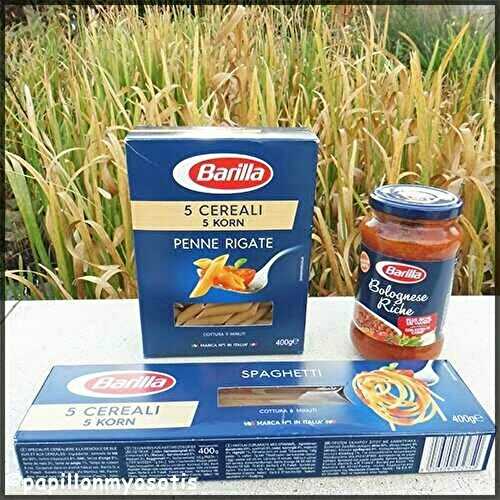 QUELQUES NOUVEAUTÉS BARILLA : PÂTES 5 CEREALI & SAUCE BOLOGNESE RICHE [#PASTA #ITALY #ITALIANFOOD]