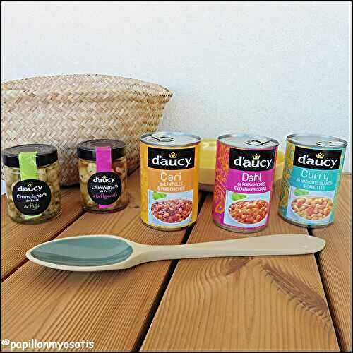 QUELQUES NOUVEAUTÉS D'AUCY [#DAUCY #LEGUMES #VEGETARIANFOOD]