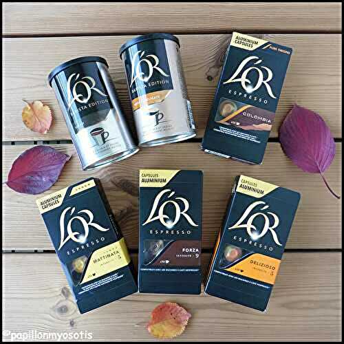 QUELQUES PRODUITS DE CAFÉ L'OR ESPRESSO [#COFFEE #COFFEEBREAK #CAFE]