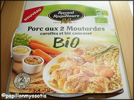 RAYNAL & ROQUELAURE - GAMME BIO - PORC AUX 2 MOUTARDES, CAROTTES ET BLE CONCASSE [#TESTPRODUITS #BIO]