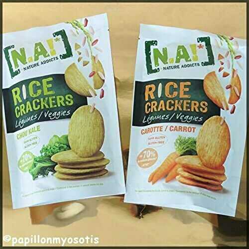 RICE CRACKERS VEGGIES DE N.A! NATURE ADDICTS [#SANSGLUTEN #APERO #GLUTENFREE #VEGGIE]