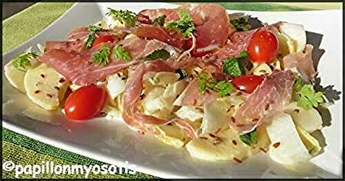 SALADE D'ENDIVES, JAMBON DE PARME & POMME [#SALADE #PARMA #ITALIE #PROSCIUTTODIPARMA #SUMMER #INSTAFOOD #TGIF]