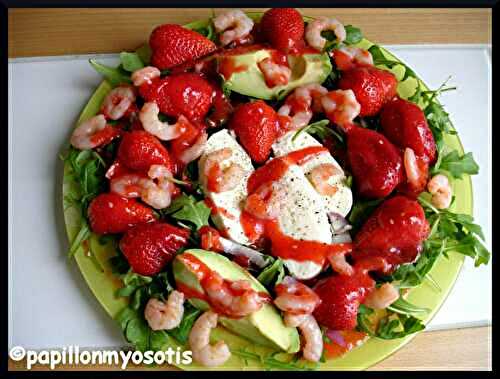 SALADE DE MOZZARELLA AUX FRAISES [#RECETTE #FRAISES #FLEXITARIEN]