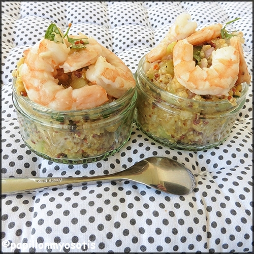 SALADE DE QUINOA AUX CREVETTES [#SUMMER #QUINOA #TIPIAK #ESCAL]