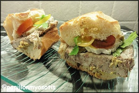 SANDWICHES AU FROMAGE DE TETE ET TERRINE DE CAMPAGNE [#PAUSEDEJ #BAGUETTE #SANDWICH]