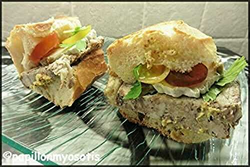 SANDWICHES AU FROMAGE DE TETE ET TERRINE DE CAMPAGNE [#PAUSEDEJ #BAGUETTE #SANDWICH]