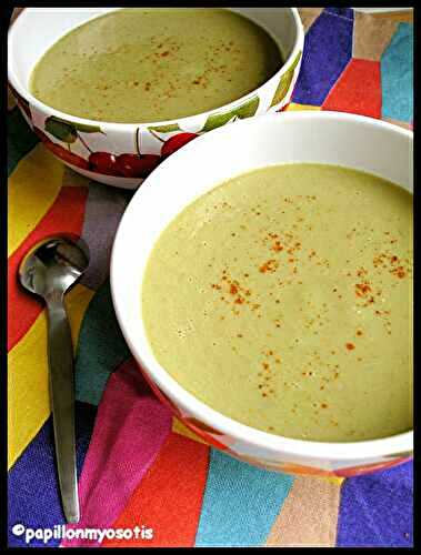 SOUPE FROIDE AUX SALICORNES ET AU CONCOMBRE [#SOUPE #RECETTE #HEALTHYFOOD]