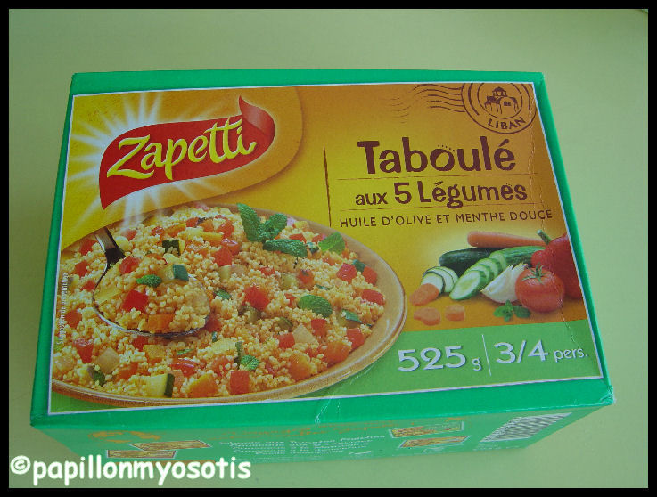 TABOULE AUX 5 LEGUMES ZAPETTI