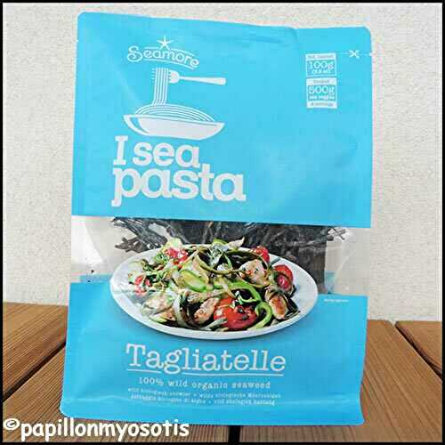 TAGLIATELLES D'ALGUES : I SEA PASTA - SEAMORE [#SEAMOREFOOD #ISEAPASTA #BIO #ORGANICFOOD]