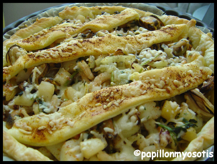 TARTE AUX FRUITS DE MER