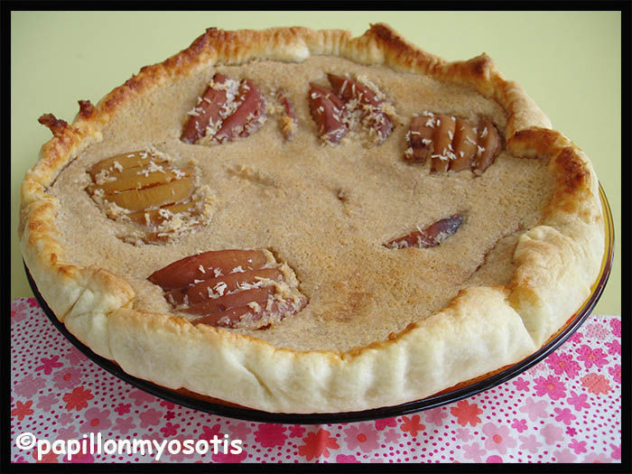 TARTE AUX PÊCHES ET NOIX DE COCO [#DESSERT #COCO #PECHE #FOOD]