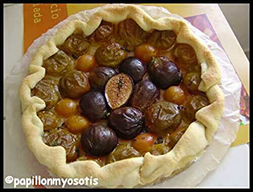 TARTE AUX PRUNES ET AUX FIGUES