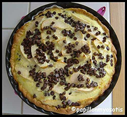 TARTE POMMES ET CHOCOLAT