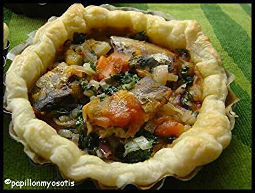 TARTELETTES SARDINES AU PESTO RICOTTA NOIX [#POISSON #TARTE #APÉRO]