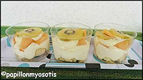 TIRAMISU AU MELON & KIWI JAUNE AVEC LES SAVOIARDI DE SCHÄR [#SCHÄR #ITALY #GLUTENFREE #INSTAFOOD #ZESPRI #ZESPRISUNGOLD]