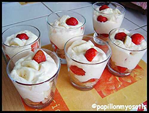 TIRAMISU FRAISE BANANE CITRON