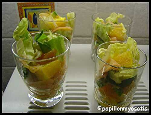 VERRINES D'AVOCAT & SAUMON FUME