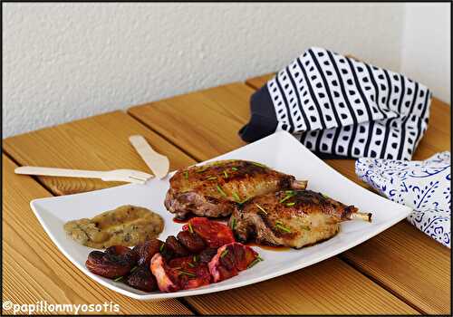CUISSES DE CANETTE AUX ABRICOTS ET ORANGE SANGUINE [#FAITMAISON #COOKING #VIANDE] - La Cuisine du P'tit Chef ;-)