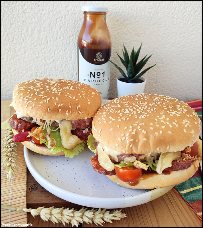 BURGER MAISON AVEC LES SAUCES FREECAL + CONCOURS [#FAITMAISON #BURGER #JEUCONCOURS #CONCOURS #RECETTE]