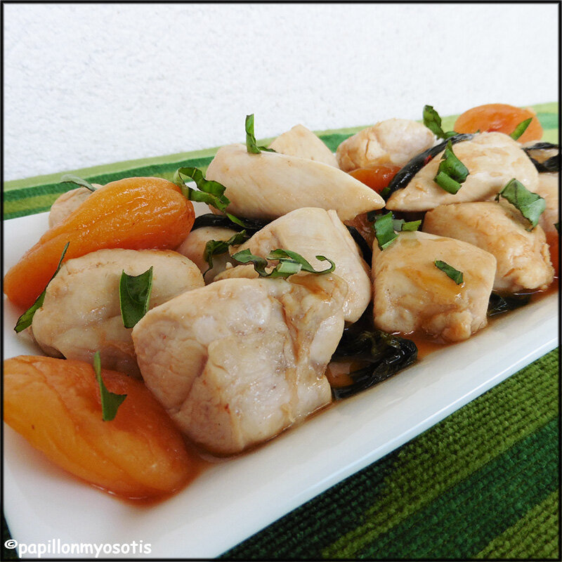 AIGUILLETTES DE POULET AUX ABRICOTS [#POULET #CHICKEN #FAITMAISON #RECETTEDUJOUR #LUNDI]