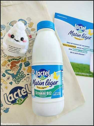 LAIT MATIN LÉGER DE LACTEL --- SANS LACTOSE : FACILE À DIGÉRER 