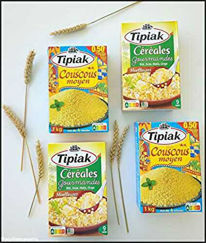 VOTRE ÉTÉ AVEC TIPIAK : COUSCOUS ET CÉRÉALES GOURMANDES  