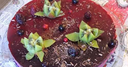 Bavarois aux fruits rouges