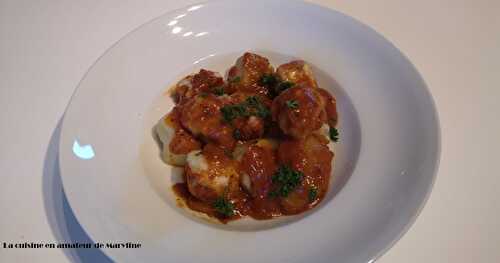 Boulettes de cabillaud à la sauce tomate 