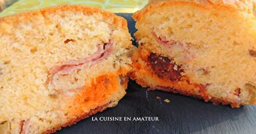 Cake au chorizo et jambon