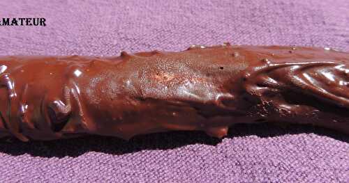 Cigarette sablée au chocolat