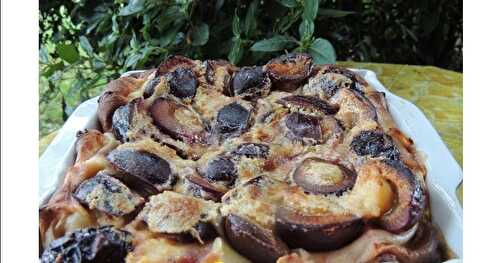 Clafoutis aux quetsches WW