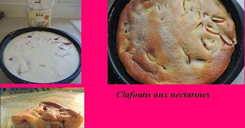 Clafoutis moelleux aux nectarines