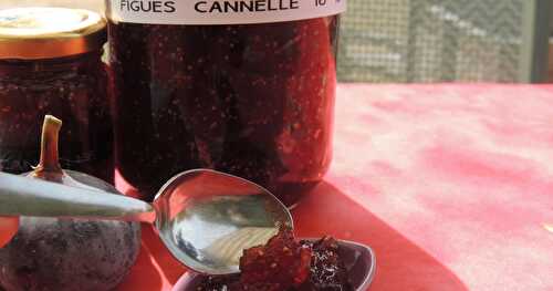 Confiture de figues à la cannelle