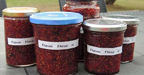 Confiture de figues à la fleur d'oranger