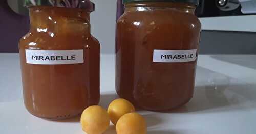 Confiture de mirabelles et gingembre