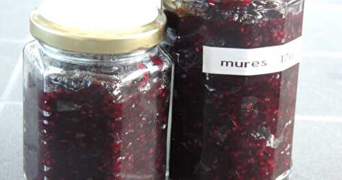 Confiture de mûres au micro-ondes