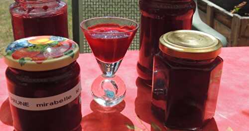 Confiture de prunes et mirabelles au Cookéo