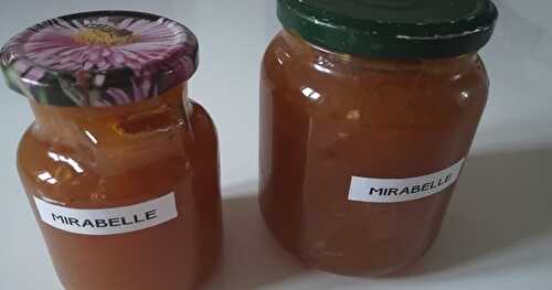 Confiture mirabelles cannelle