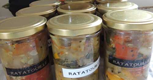 Conserves de ratatouille