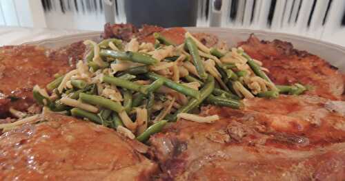 Côtes de porc au paprika en papillote