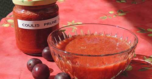 Coulis de prunes