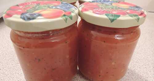 Coulis de tomates au basilic