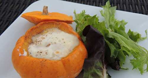 Courge Jack be little  oeuf cocotte